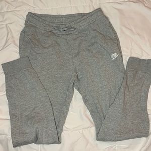 Nike gray sweat pants size S